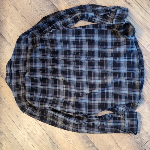 Foundry Plaid flannel shirts, 100% cotton, lot of two, men's LT - Picture 11 of 13